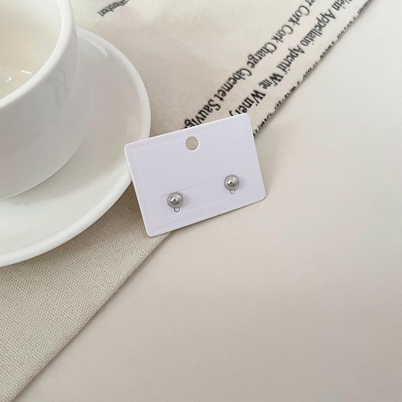 S925 Sterling Silver Ear Needles New Temperament Simple and Small Stud Earrings Women's Earrings Ear Holes Anti-blocking Earrings Jewelry