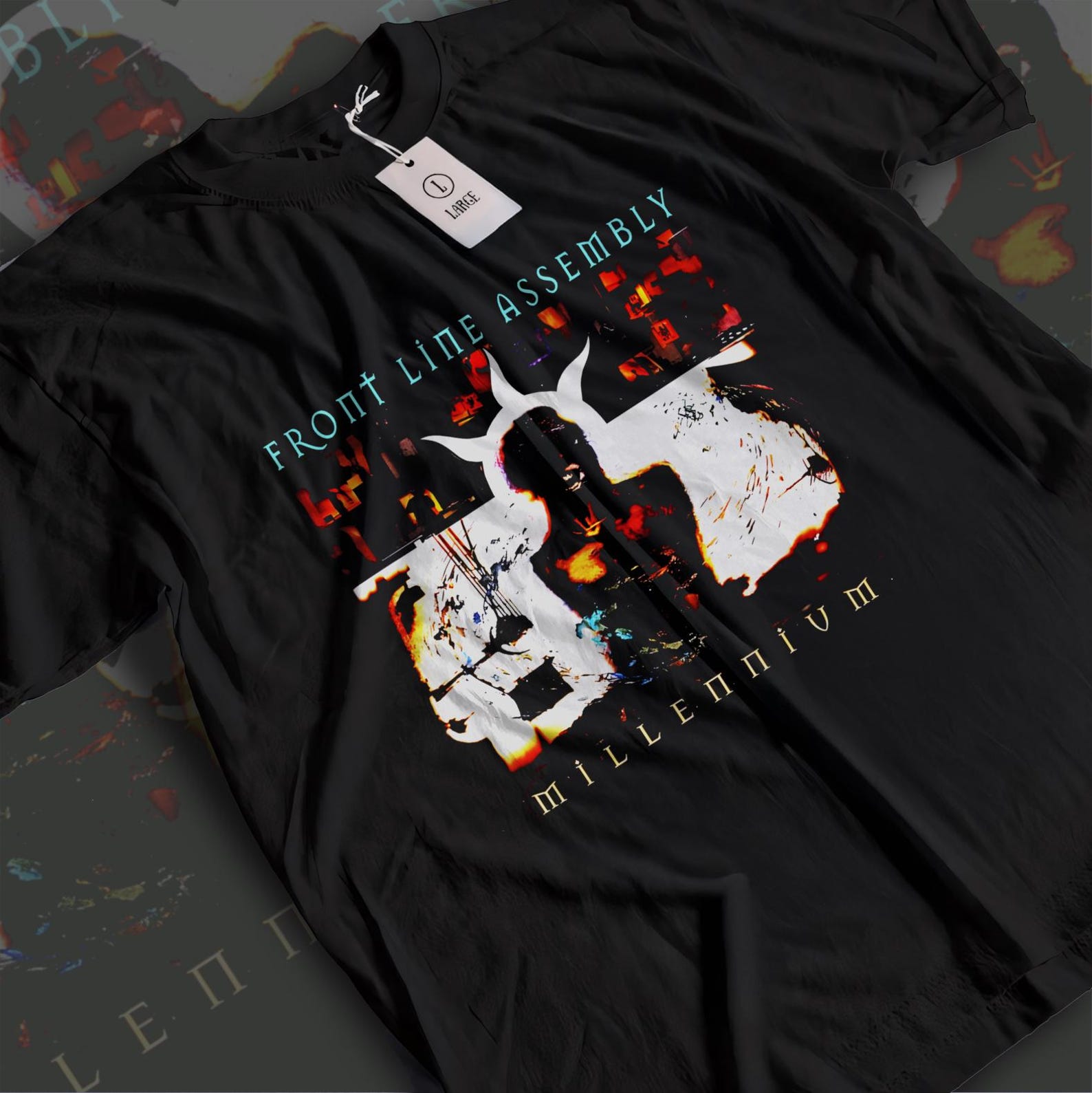 Front Line Assembly T-Shirt - Industrial EBM Band Tee - Cyberpunk Electronic Music Shirt - Unisex S to 5XL 4XL