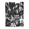 Evan Peters Pattern Blanket Flannel Sofa Throw Blanket Portable Throw Blankets for Couch Bedding Outdoor Throws Bedspread Quilt
