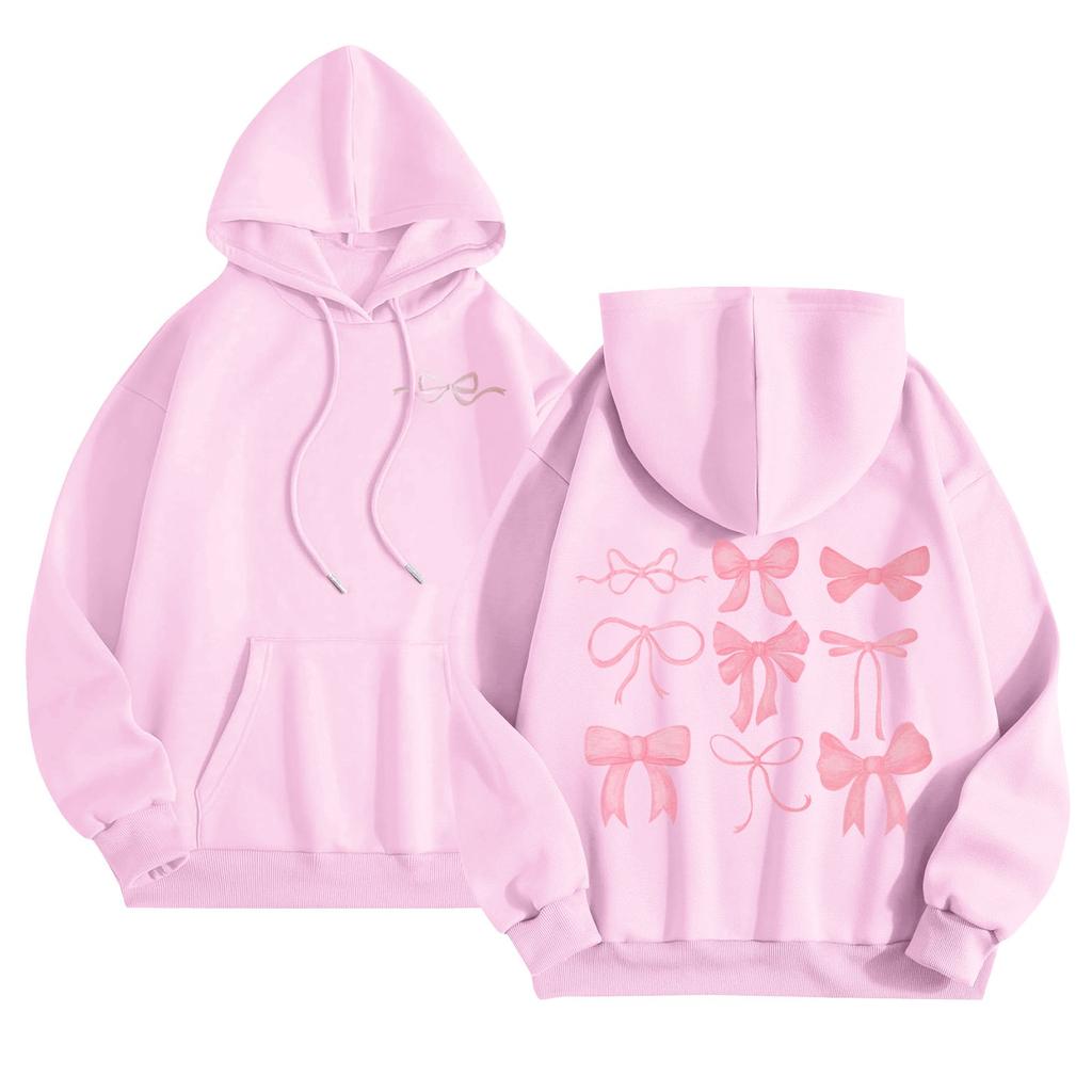 Women's Round Neck Printed Tops Cotton Casual Fashion Long Sleeve Pullover Top Blouse