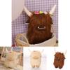 Highland Cow Plush Toy For Home Decor And Play Scottish Cattle Stuffed Animal