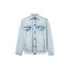 Levis Washed Ripped Denim Jacket Men Jackets Denim-Blue 85248-0026