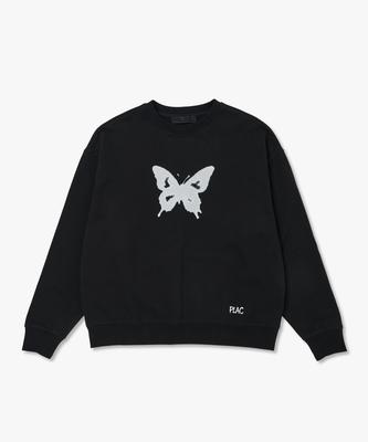 PLAC Spray Butterfly Sweatshirt Black