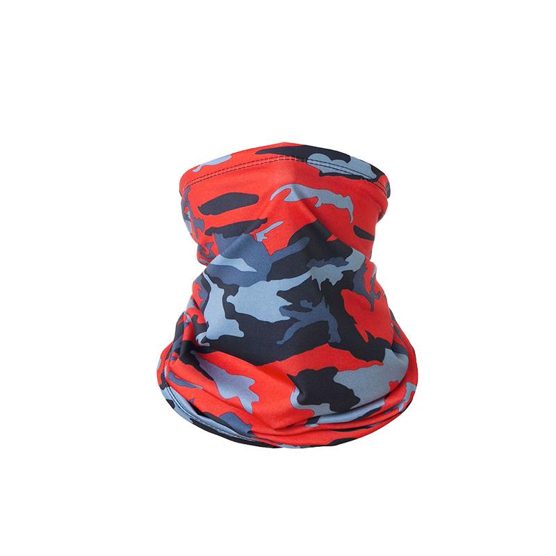 

1PCS Cycling Face Mask Headscarf Scarf Neck Breathable Multifunctional UV Protection Outdoor Fishing Hiking Bandana Head Band червоний