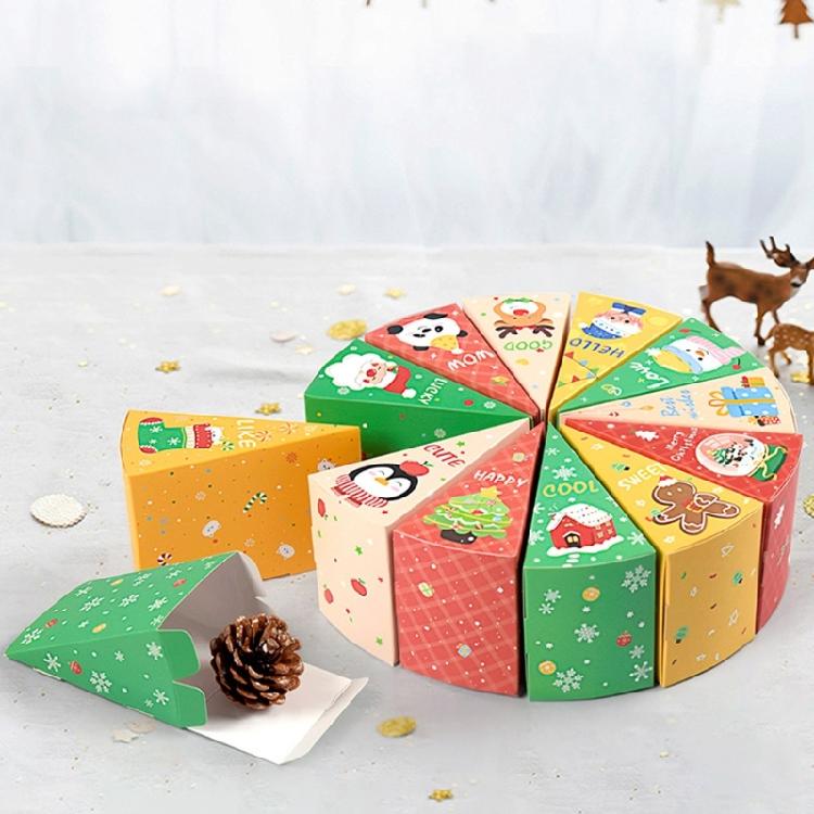 Empty Gift Wrapping Boxes Holiday Craft Box Advent Calendar Cardstock Christmas Decoration Storage Case
