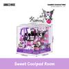 Areax  Building Blocks Sanrio Series Cute Shop Kuromi Puzzle Assembly Toys Gifts Ornaments Entertainment Toys