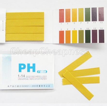 80 Strip 1-14st Test Strips Litmus Test Paper Full Range Acidic Alkaline Indicator Or PH Value 5.5-9.0 Hot Sale