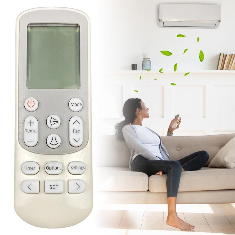 Ergonomic Air Conditioner Remote Controller For SS1001 Durability ABS Construction Long Ranges