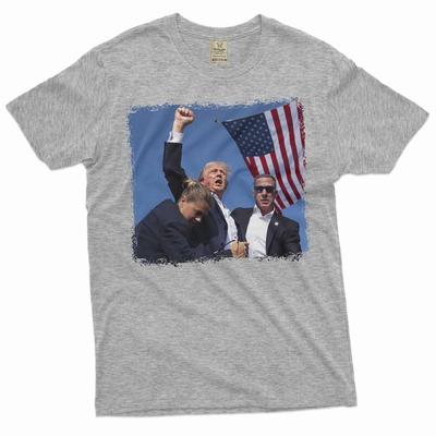 Donald Trump 2024 T-Shirt PA Rallye Trump Ballt Faust T-Shirt Politische T-Shirts