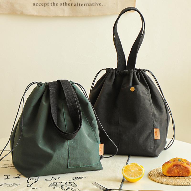Bolsa de Mão Impermeável de Alto Valor em Nylon para Exterior Bolsa de Almoço Portátil Bolsa de Almoço Isolada para Trabalhador de Escritório Bolsa Bento para Estudante