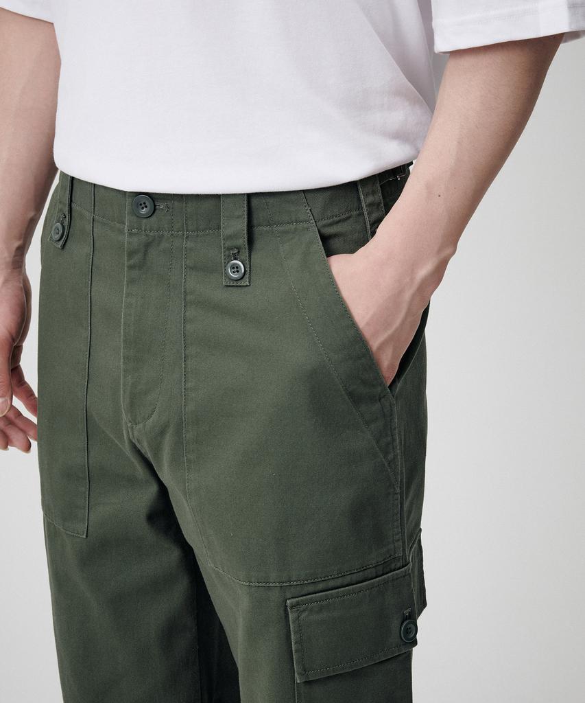 Musinsa Standard Replica British Fatigue Pants [Sage Green]