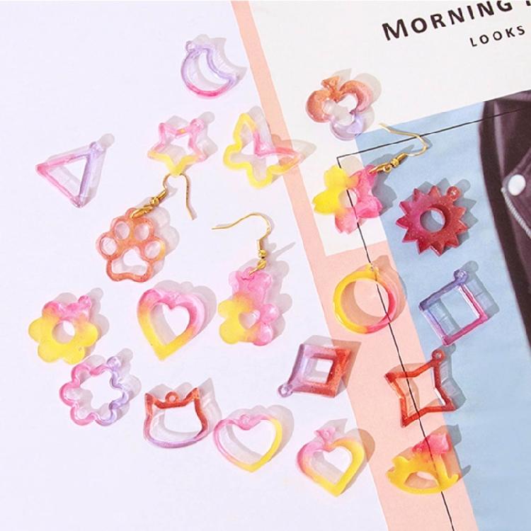 Silicone Mold Kit for Artistic Earrings Ear Pendant Silicone Molds Epoxy Mould