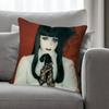 MMana MMalice Gothic Pillow Cases for Bedroom Living Room Sofa Home Decor Polyester Cushion Cover with Zipper
