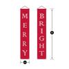 Christmas Door Banners: Hanging Flags & Decorative Curtains for Popular Holiday Display