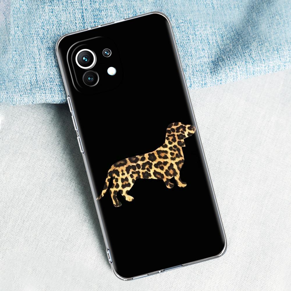 Phone Case For Xiaomi Mi 15 14 13 12 11 Lite 15T 13T 12T Pro Poco X7 X6 X5 Pro 5G X3 NFC F7 F6 F5 Cover Cute Dachshund Bulldog