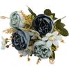 Artificial Silk Flower Bouquet Hydrangea European Style Camellia Rose Ball Chrysanthemum For Home Party Wedding Decoration