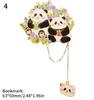 Creative Book Markers Metal Reading Bookmarks Panda Page Markers Lovely Bookmarks for Book Lovers