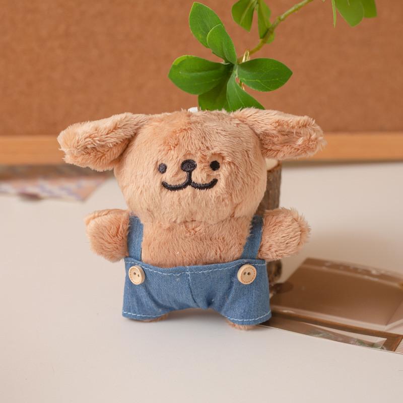 Maltese Toy Plush Cartoon Animal Doll Backpack Pendant Children Gift Holiday