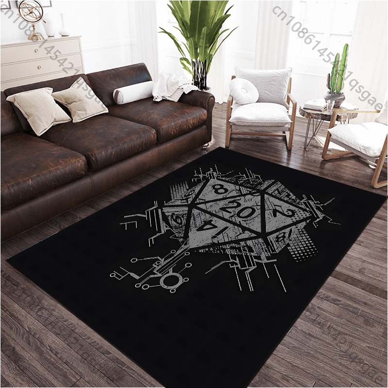 17 Stile Klassisches Spielwürfelmuster Teppich Teppiche Wohnzimmer Schlafzimmer Nachttisch Fußmatte Bereichsteppich Kinderzimmer Spielteppich Heimdekoration