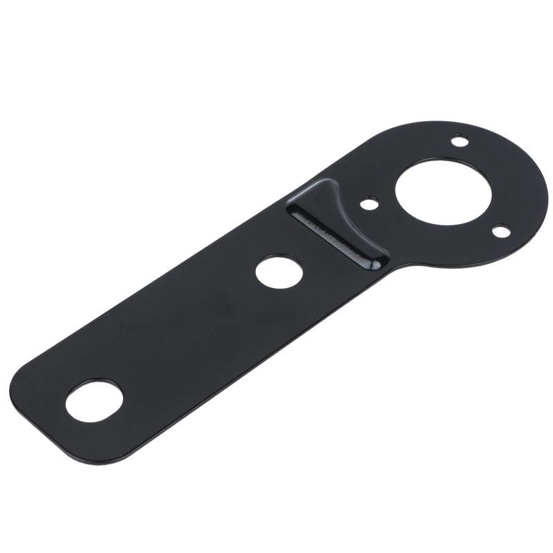 Trailer Wire Connector Socket Mount Plate Heavy Duty Anti-Rust Steel Bracket for Hitch Tow Bar RV Pickup Towing A
