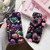 Y2K Glowing Hearts Mobile Phone Case for iPhone 17 16 15 14 13 12 11 X XR XS Air Pro Max Plus Mini Clear Colorful Cover Luxury