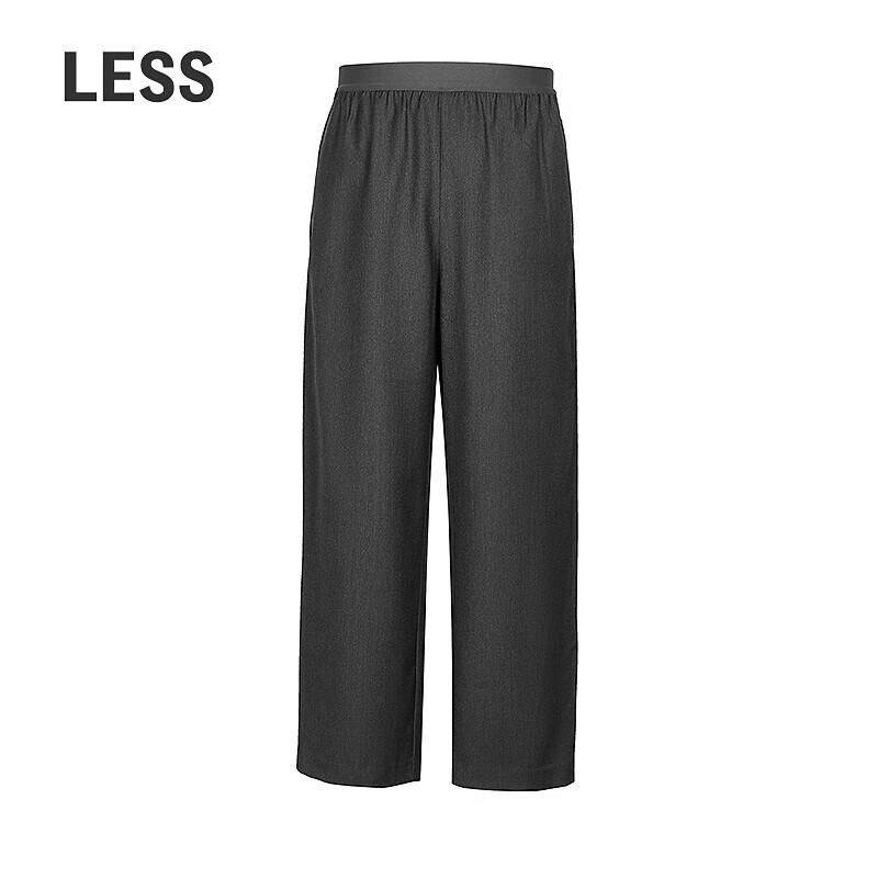 

LESS 2025 Зимние шерстяные прямые укороченные брюки M