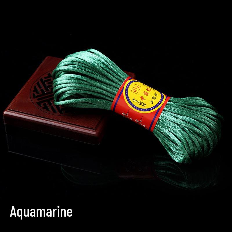 Red Polyester Chinese Knotting Cord for DIY Bracelets and Beading