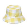 Hat Fisherman Checkered Summer Mens And Womens Fashion Casual Sun Hat Protection