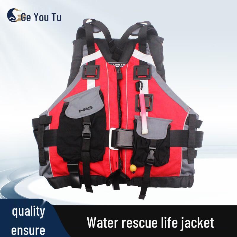 GeYouTu Professional Large Buoyancy Water Rescue Life Vest