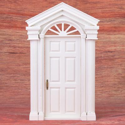 Door,   Simulation Wood   Door Furniture Wooden Door Fairy House Door   Front Door for Dolls   Furniture Accessories 1