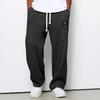 European and American men's spring and autumn tide brand drape straight sweatpants wide-leg sports casual trousers