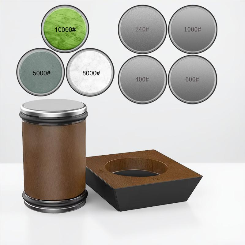 4-Winkel Rollmesserschärfer 15/18/20/22° Rollenschärfer Magnet Holzsockel Diamantschleiferset Holzbearbeitung Schärfsystem