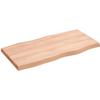 VidaXL Table Top Solid Oak Wood Treated Matching Edge 363939
