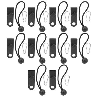 10 stuks Tent Trekpunt Clip Outdoor Camping Haak Gesp Winddichte Touwklem Tent Accessoire