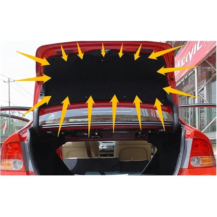 Compatible For Honda Civic 2006 2007 2008 2009 2010 2011 8th Generation Covers Trunk The Trunk Sound Insulation Cotton Insulation
