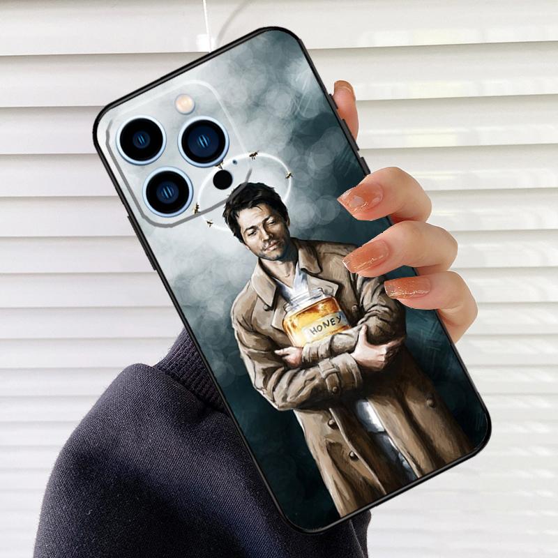 

Чехол для iPhone 16 15 13 14 Pro Max 12 Mini 11 14 Pro Max X XS XR Plus с изображением сериала Сверхъестественное, Мягкий чехол iPhone 16Pro MAX