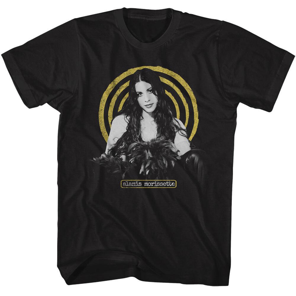 Alanis Morissette Yellow Spiral Men T Shirt Dance Pop Alternative Music Merch M