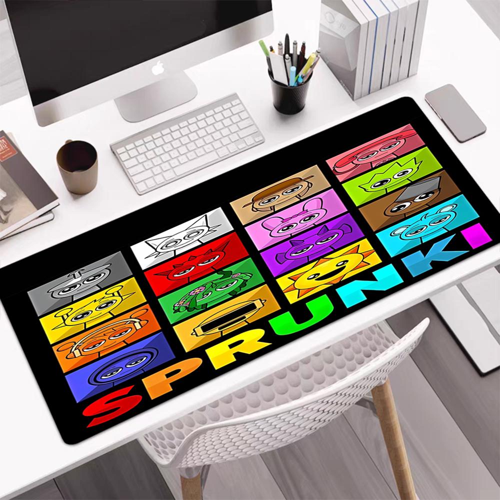 Sprunki Theme Mouse Pad, Non Slip Rubber Base, Multifunctional Office & Home Decor, Perfect for Workspace Personalization.