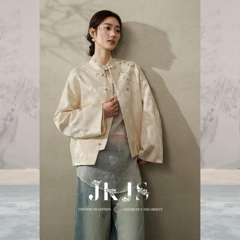 

Короткая куртка в новом китайском стиле Ман Тин Фан из жаккардового раона JK&JS S