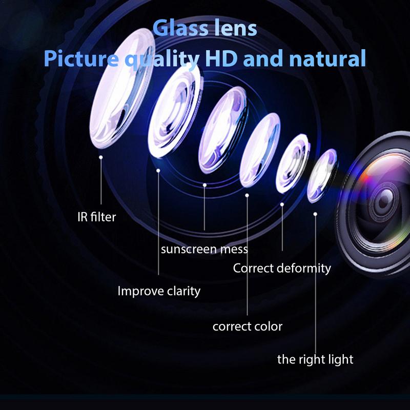 Car Camera Front Dash Cam For Vehicles Car Camera Driving Recorder Waterproof Night Vision 140 Wide Angle Parking Monitor Loop