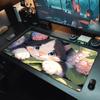 Cartoon Lovely Lively Anime Cats Silicone Gaming Mouse Pad Large Keyboard Pad Mouse Pad For Keyboard With Antislip Table Mat
