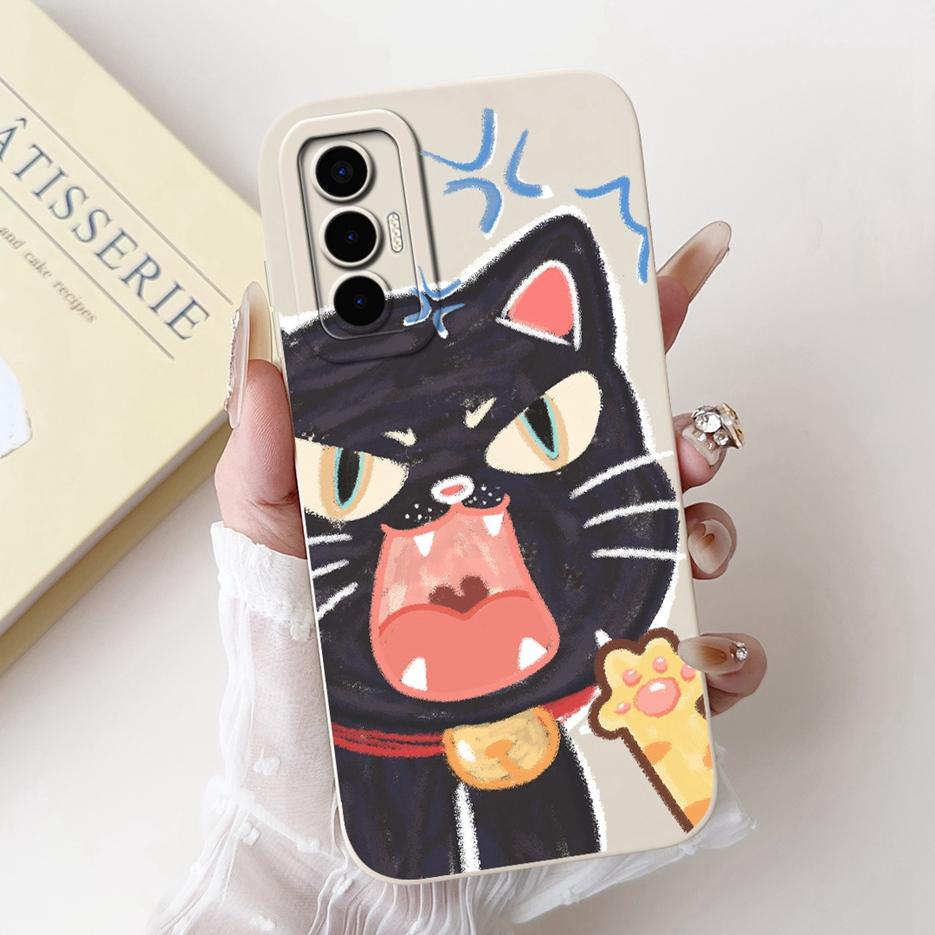 For Tecno Pova 3 Case LF7n Stylish Candy Panted Cover Shockproof Phone Case For Tecno Pova 3 Pova3 Soft Fundas 6.9'' Matte Coque