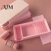 Removable Sieve for Powder Clay Tools Kit, Storage Box with Brush Container, Desktop Art Supply Organizer Craft Organizer, Air Dry Accessory