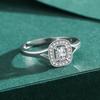 Tancise Classic 925 Sterling Silver Zirkónový prsteň Dámske šperky Svadobný darček na párty