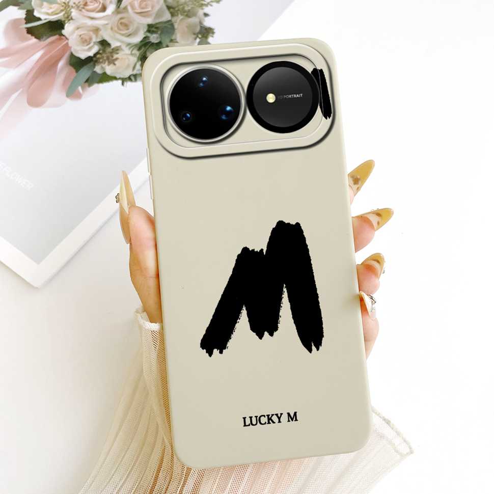 For Huawei nova 15 Ultra 5G Case SLY-AL00 Silicone Cover For Huawei Nova15 Ultra 5G 6.84" Fashion Simple Letters A-Z Phone Shell