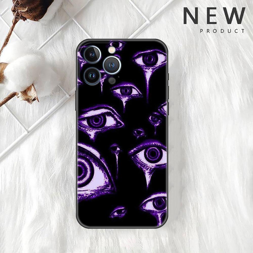 Applicable To IPhone16 New Halloween Horror Eye Phone Case
