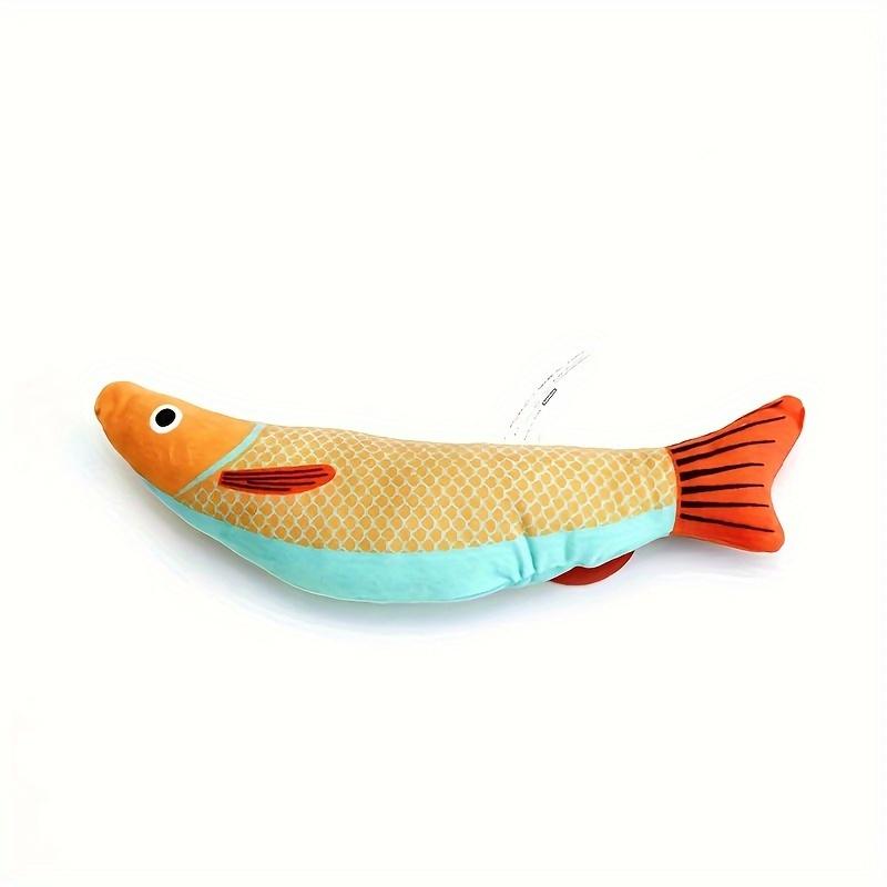 Saury Fish Crinkle Sound Toys Soft And Interactive Toy For Indoor Exercise