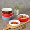 Small Melamine Bowl - Imitation Porcelain, Round Plastic Plate for Dipping Sauce or Snacks, Ideal for Commercial Use