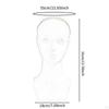 Bald Display Head for Hats And , Versatile Mannequin Jewelry Accessories