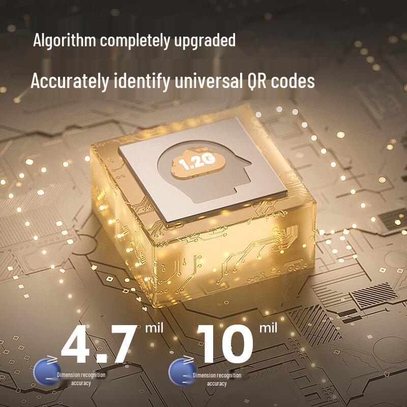 Deli 14952WB Wireless Bluetooth 1D/2D Barcode Scanner